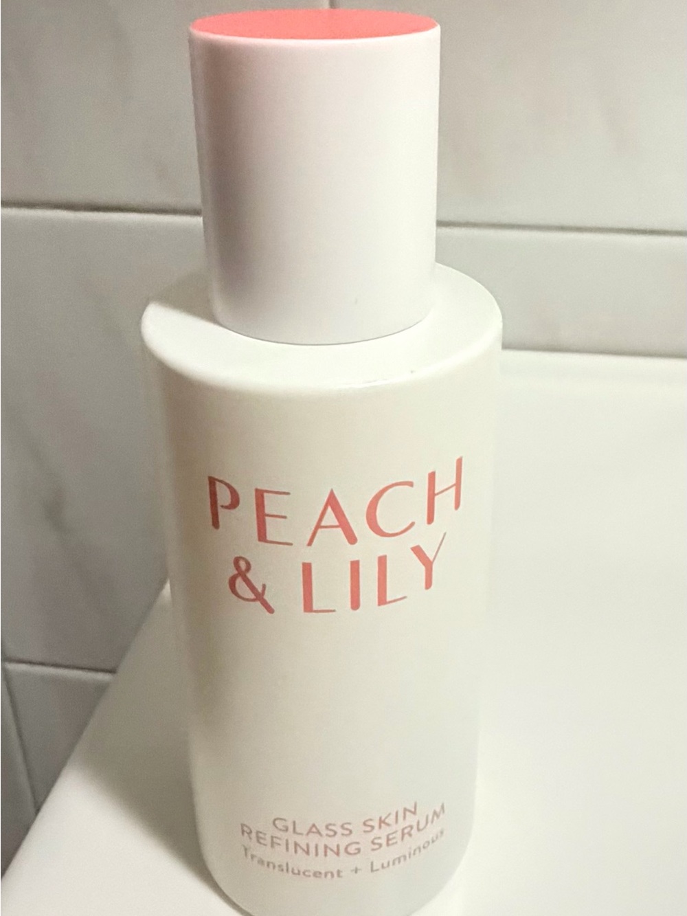 Peach & Lily Glass Skin Refining Serum - White with Peach Accents